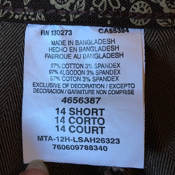 Grey Pinstripe Trousers 14 Short Lee - Picture 6 of 6